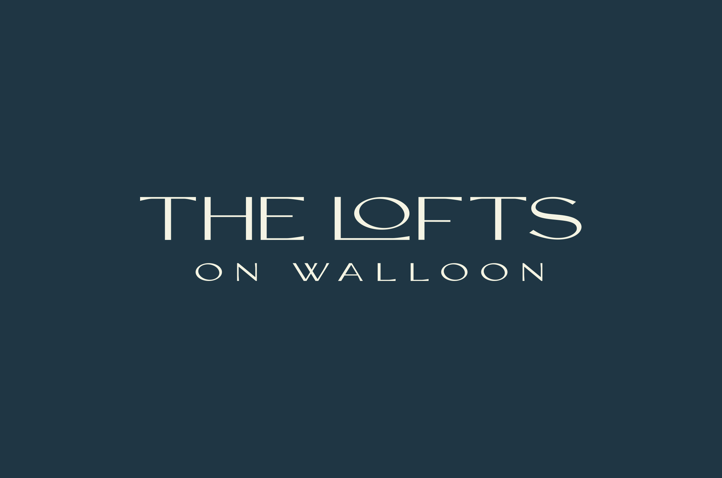 Logo and branding design for Lofts on Walloon
