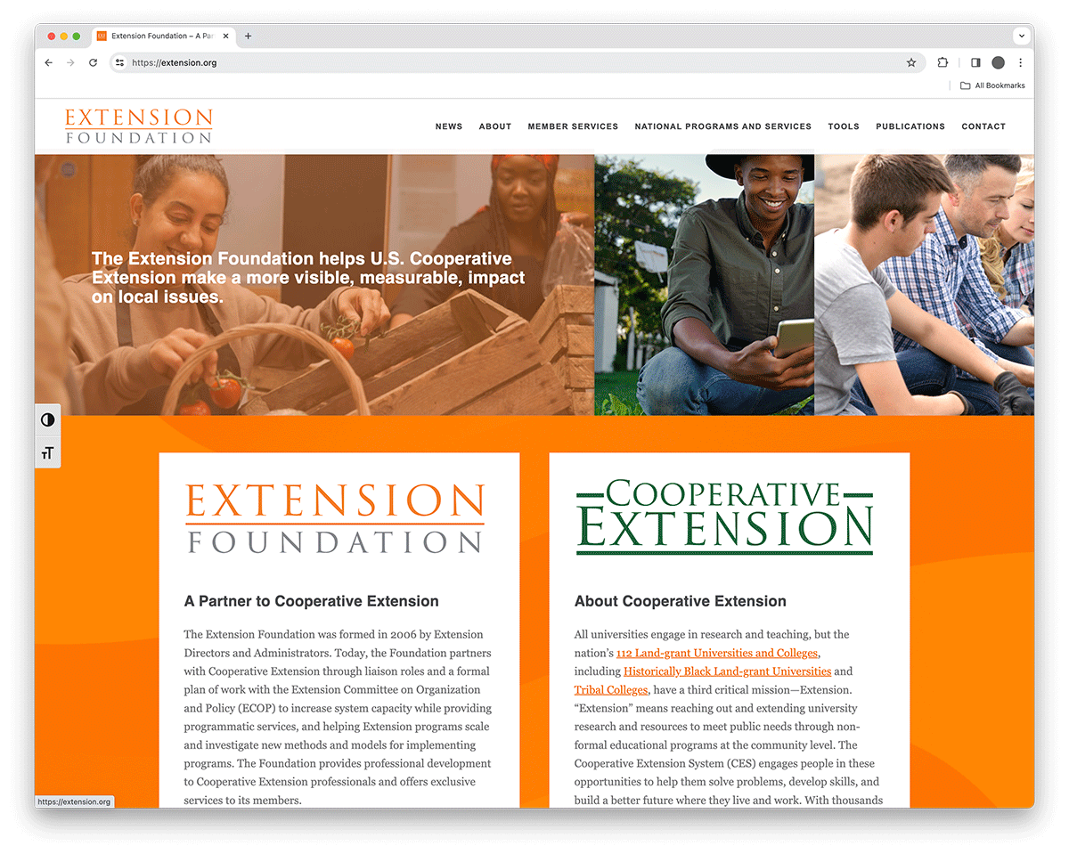 Extension Foundation Website